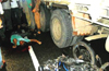 2 bike riders killed in collision with lorry at  Uppunda